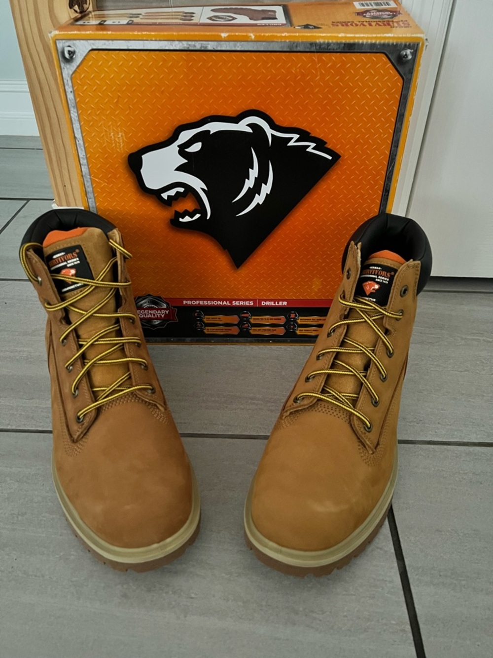 Herman Survivors Work Boots with Padded Collar - Professional Driller